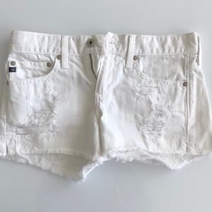 Adriano Goldschmied White Jean Shorts
